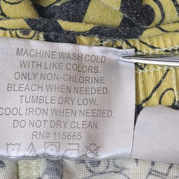 SpongeBob SquarePants Women's Pajama Pants XL Yellow - Picture 5 of 8